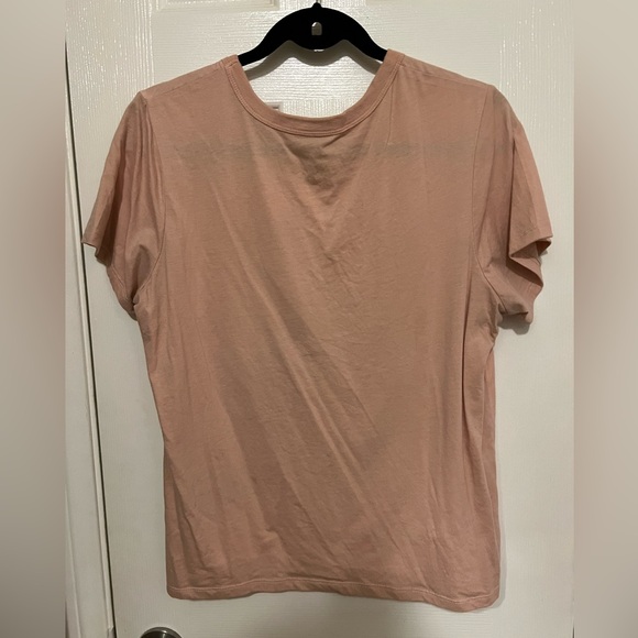 ZOE + LIV Women's Keep Going Short Sleeve Graphic T-Shirt - Pink L - Picture 3 of 4